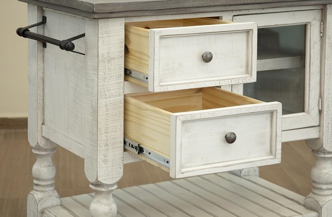 International Furniture Direct Stone IFD4691KSL Relaxed Vintage Kitchen